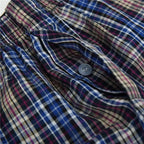 Lot de 4 Boxers Homme en Coton – Sous-Vêtements Amples, Respirants et Confortables à Carreaux