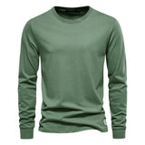 T-Shirt en 100% Coton Intemporel Manches Longues - Homme