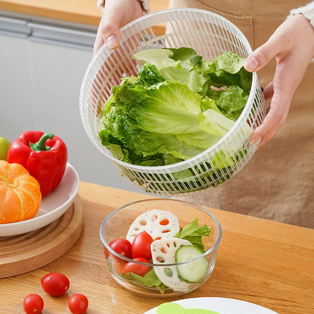 Essoreuse à Salade 2 en 1 avec Égouttoir