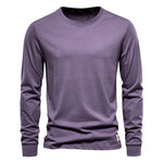 T-Shirt en 100% Coton Intemporel Manches Longues - Homme
