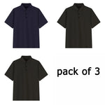 Lot de 3 Polos Manches Courtes - Grandes Tailles