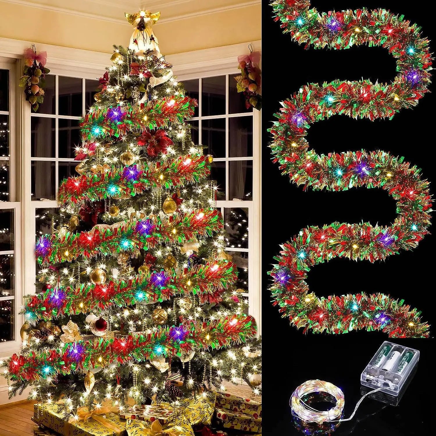 Guirlande de Noël de Sapin à LED - 5M
