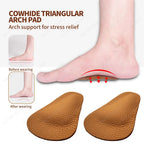 2 paires de Coussinets Voûte Plantaire en Cuir – Ultra Confort