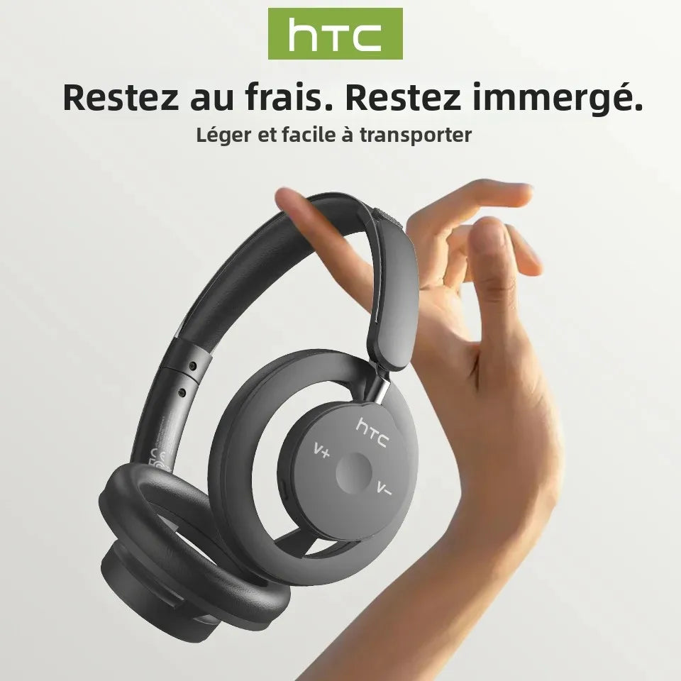 Casque V6.0 Sans FIl Pliable Respirant Touch Control