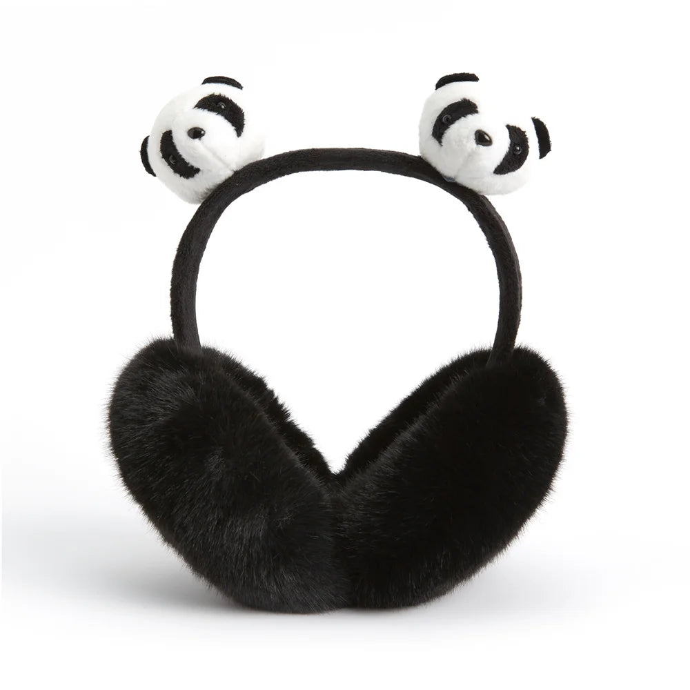 Cache-oreilles en fausses fourrure de lapin