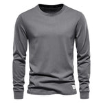 T-Shirt en 100% Coton Intemporel Manches Longues - Homme
