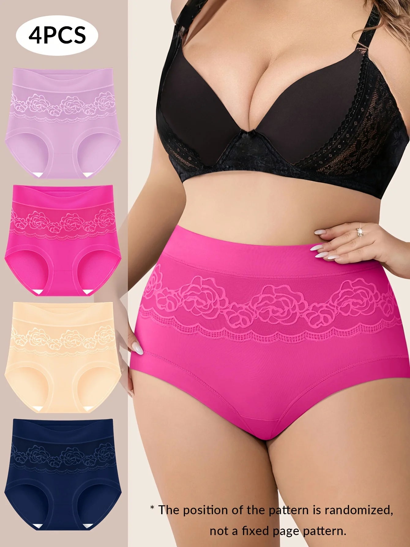 Lot de Culottes Sculptantes Taille Haute Féminine