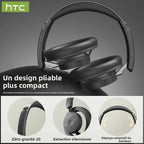 Casque V6.0 Sans FIl Pliable Respirant Touch Control