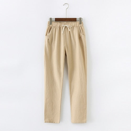 Pantalon Lin et Coton - Femme