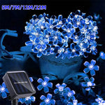 Guirlande Lumineuse Solaire Florale pour Jardin