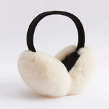 Cache-oreilles en fausses fourrure de lapin