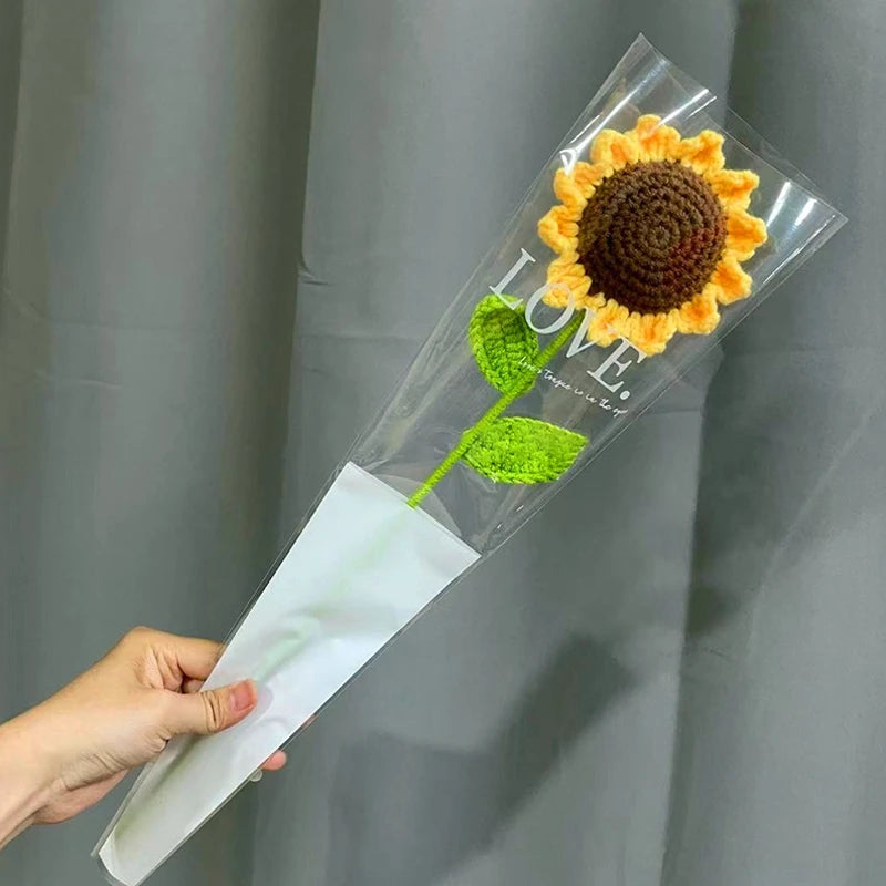 Fleur en Crochet Fait Main - Plaisir d'Offrir