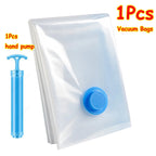 3x Sacs de Rangement sous vide 80% GAIN DE PLACE - Pompe OFFERTE