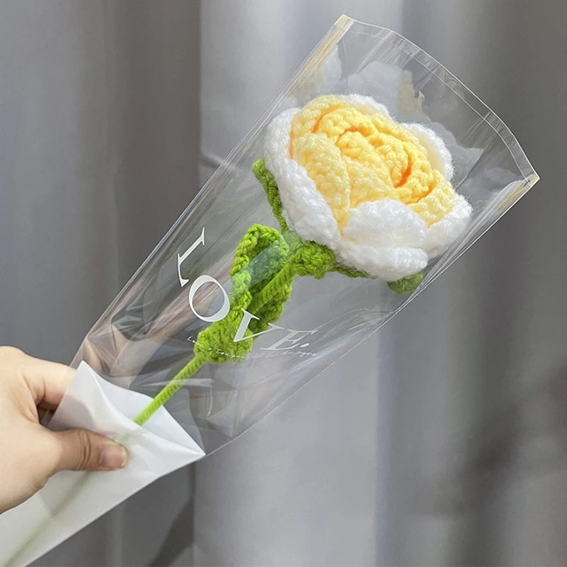 Fleur en Crochet Fait Main - Plaisir d'Offrir