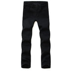 Jean Stretch Noir Coupe Classique Droite pour Hommes
