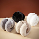 Cache-oreilles en fausses fourrure de lapin