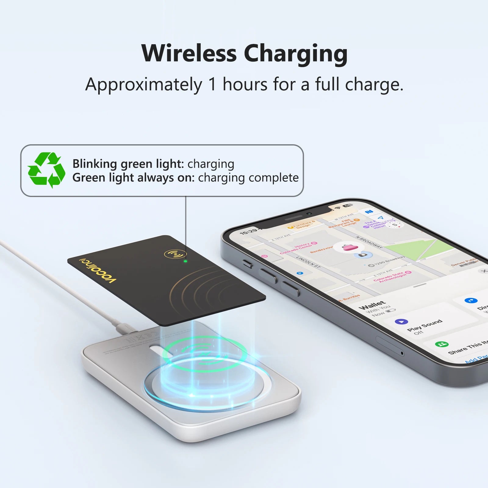 Carte Tracker GPS Rechargeable