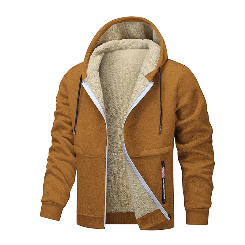 Gilet Décontracté à Capuche & Doublure Polaire - Homme