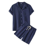 Ensemble Chemise & Short en Coton Respirant