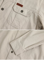 Chemise Homme Multi-Poches – Manches Longues & Col Revers
