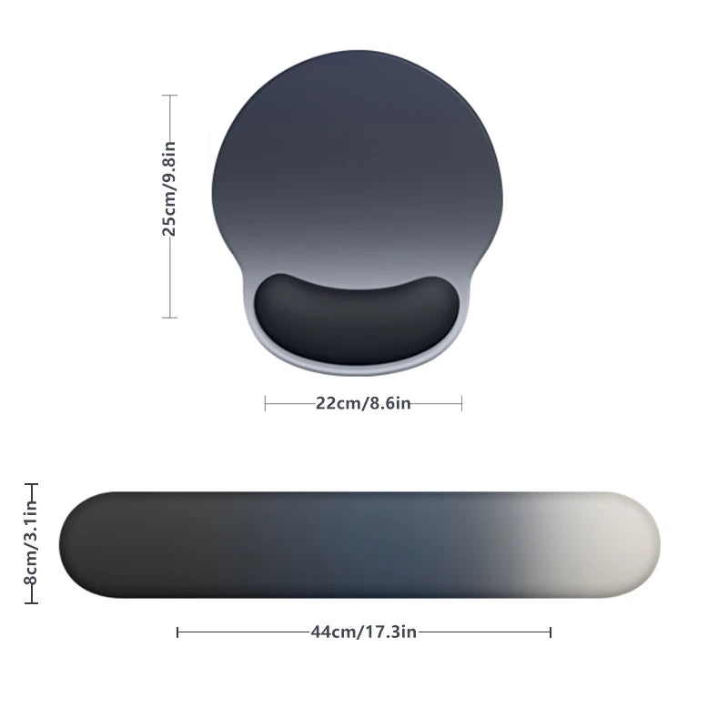 Tapis de Souris & Repose Poignets pour Ordinateur