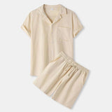 Ensemble Chemise & Short en Coton Respirant