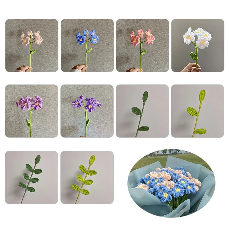 Fleur en Crochet Fait Main - Plaisir d'Offrir