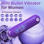 PULSE – Mini Vibromasseur 10 Modes de Vibration pour Clitoris et Tétons - Stimulateur Intime Compact pour Femme