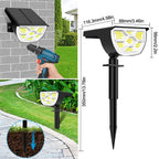 Projecteurs Solaires 72 LED IP65 – 3 Modes Extérieurs