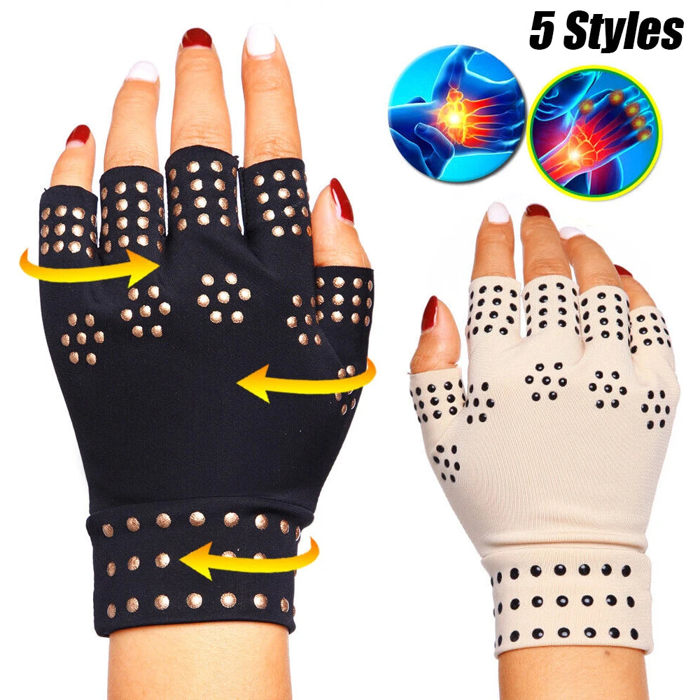 Gants Thérapeutiques Magnétiques Anti-Douleurs Articulaires