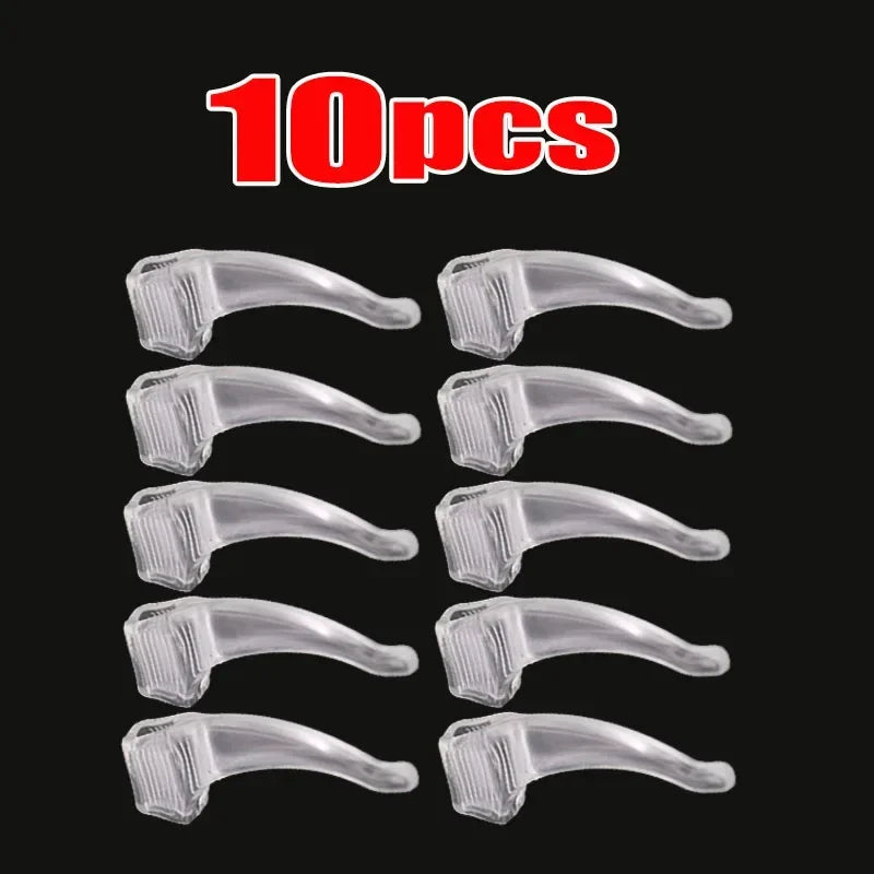 60x Crochets en Silicone pour Lunettes Antiglisse