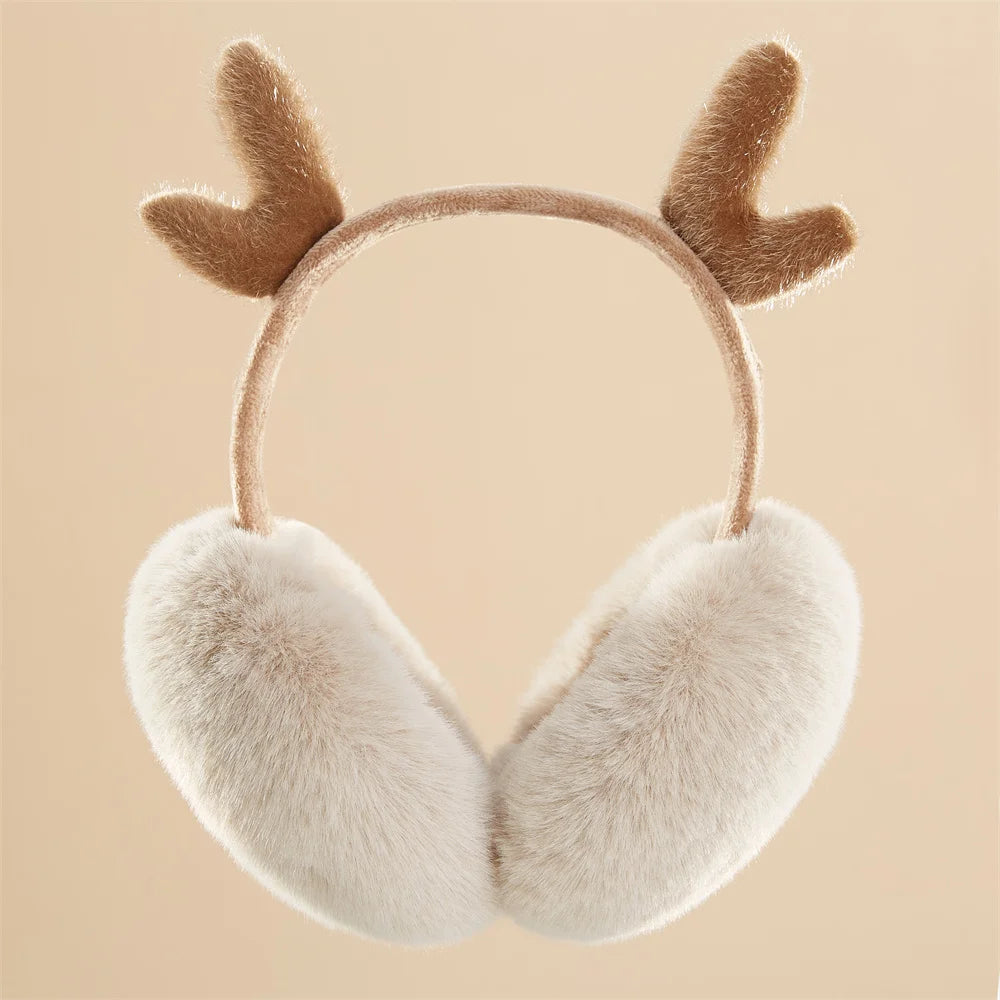 Cache-oreilles en fausses fourrure de lapin