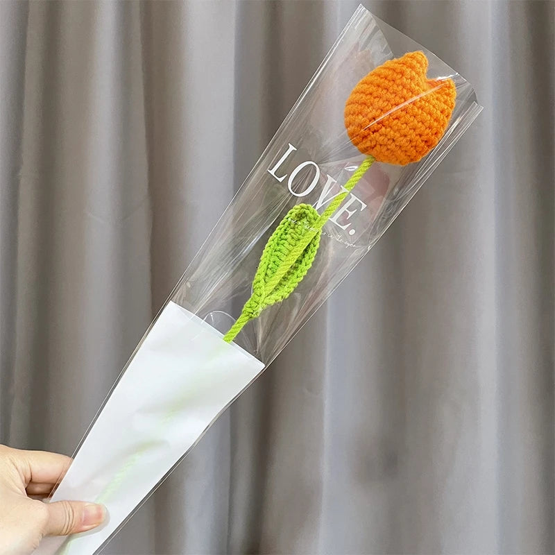 Fleur en Crochet Fait Main - Plaisir d'Offrir
