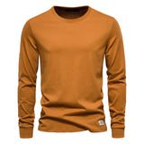 T-Shirt en 100% Coton Intemporel Manches Longues - Homme