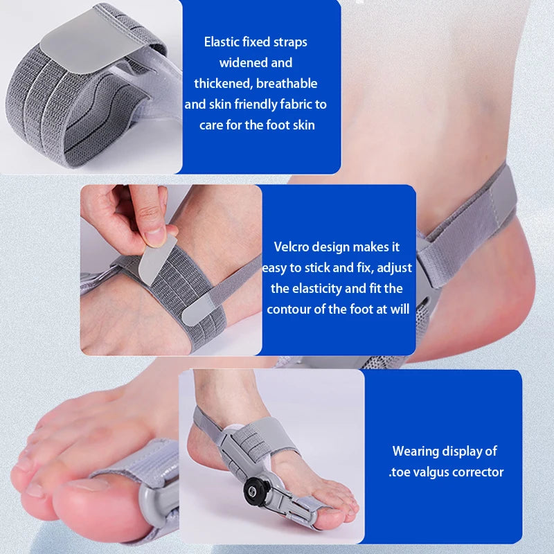 Attelle Ajustable pour Redressement d'Hallux Valgus