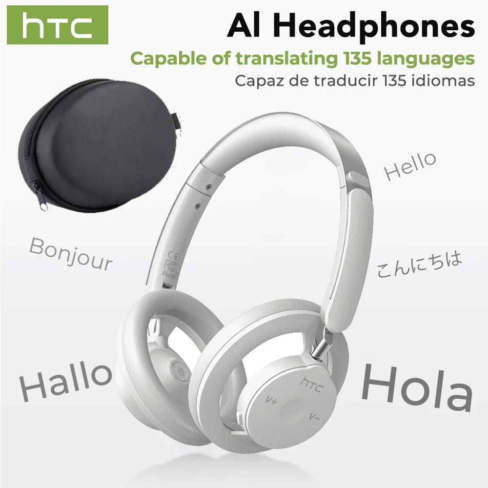 Casque V6.0 Sans FIl Pliable Respirant Touch Control