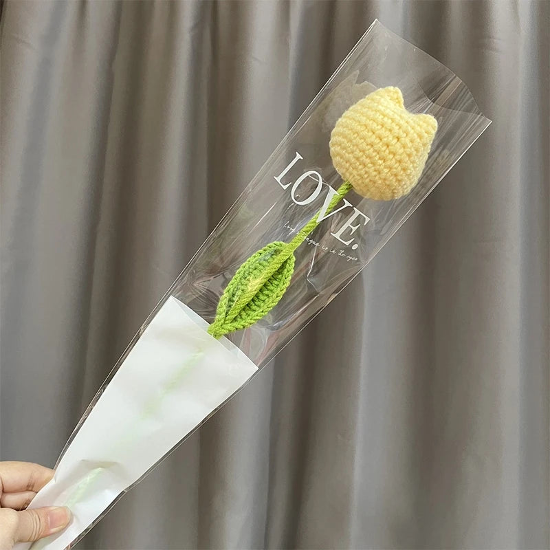 Fleur en Crochet Fait Main - Plaisir d'Offrir