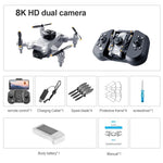 Mini Drone Pliable HD avec Caméra 8K et Télécommande