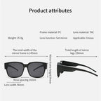Surlunettes Solaires Polarisantes - Modèle Mixte