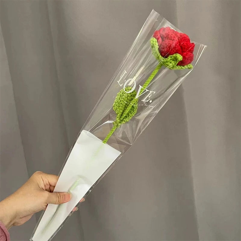 Fleur en Crochet Fait Main - Plaisir d'Offrir