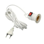 Douille E27 avec Câble 3,8m & Interrupteur