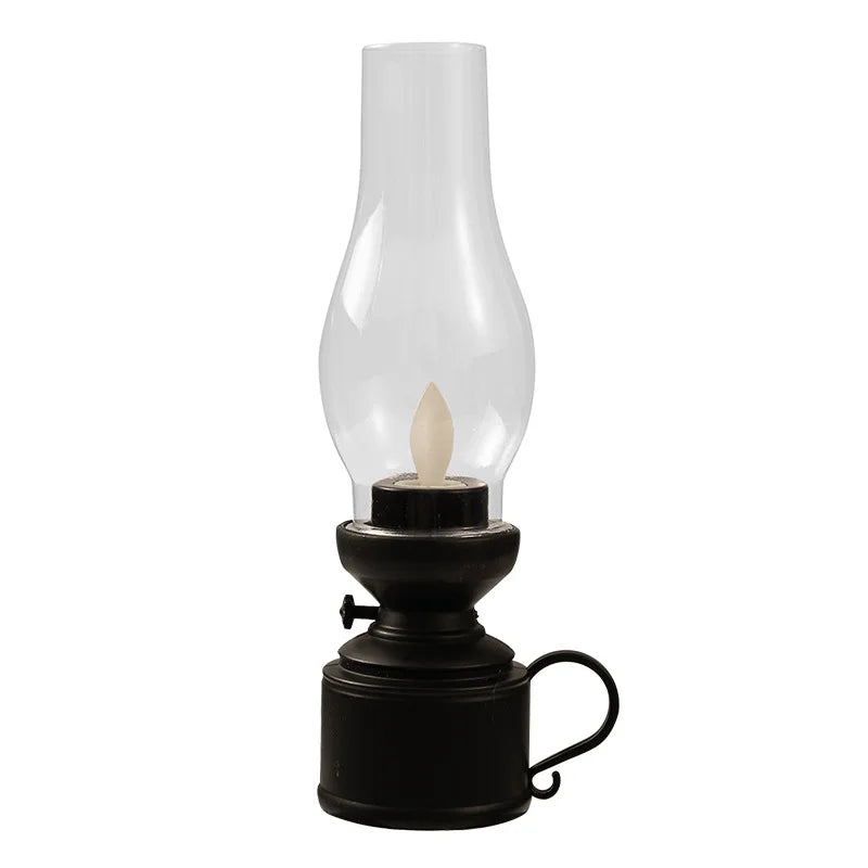 Lampe à Pétrole LED Rétro avec Effet Flamme