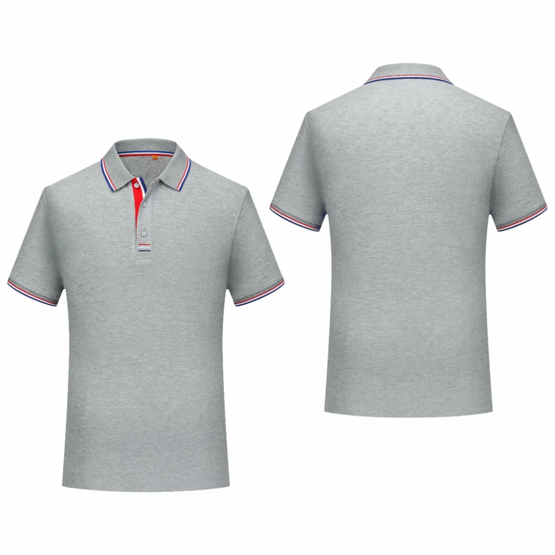 Polo homme décontracté respirant à col revers