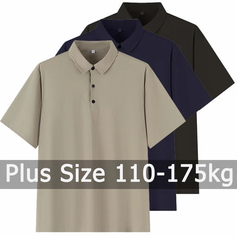 Lot de 3 Polos Manches Courtes - Grandes Tailles