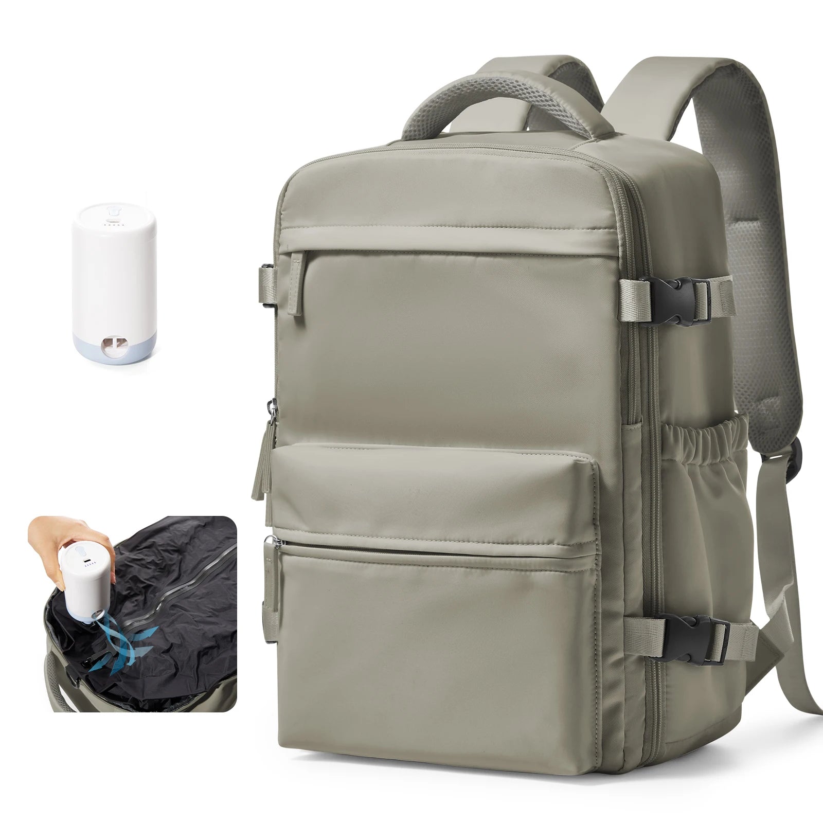 Sac à Dos de Voyage à Compression Sous Vide - Pompe OFFERTE