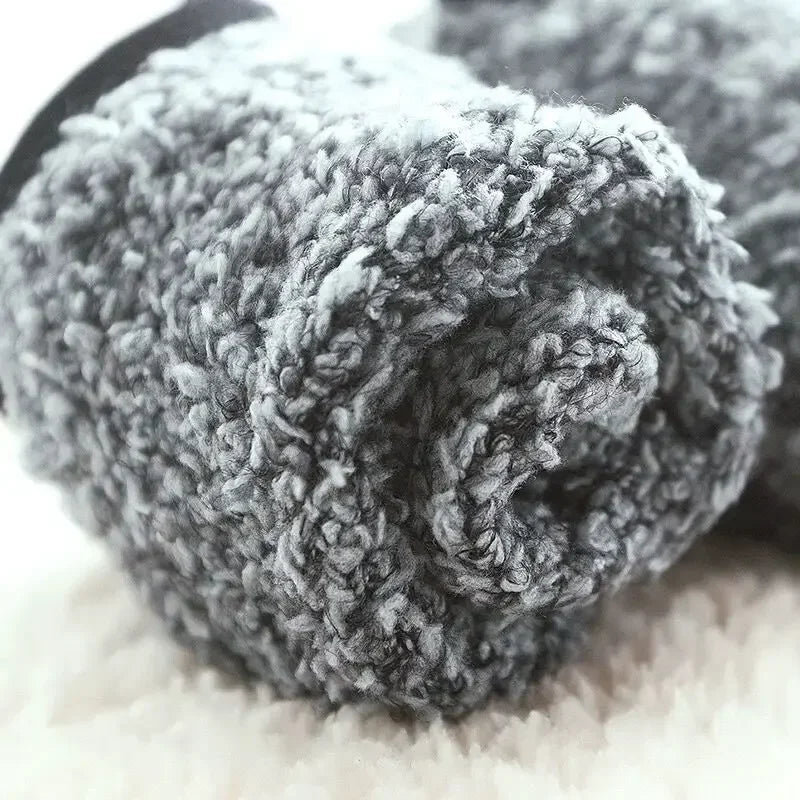 3x Paires de Chaussettes en Peluche Antidérapantes