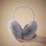 Cache-oreilles en fausses fourrure de lapin