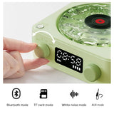 Mini Enceinte Rétro avec Effet Lumineux Relaxant