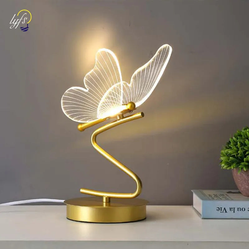 Lampe LED Papillon Magique 3 couleurs