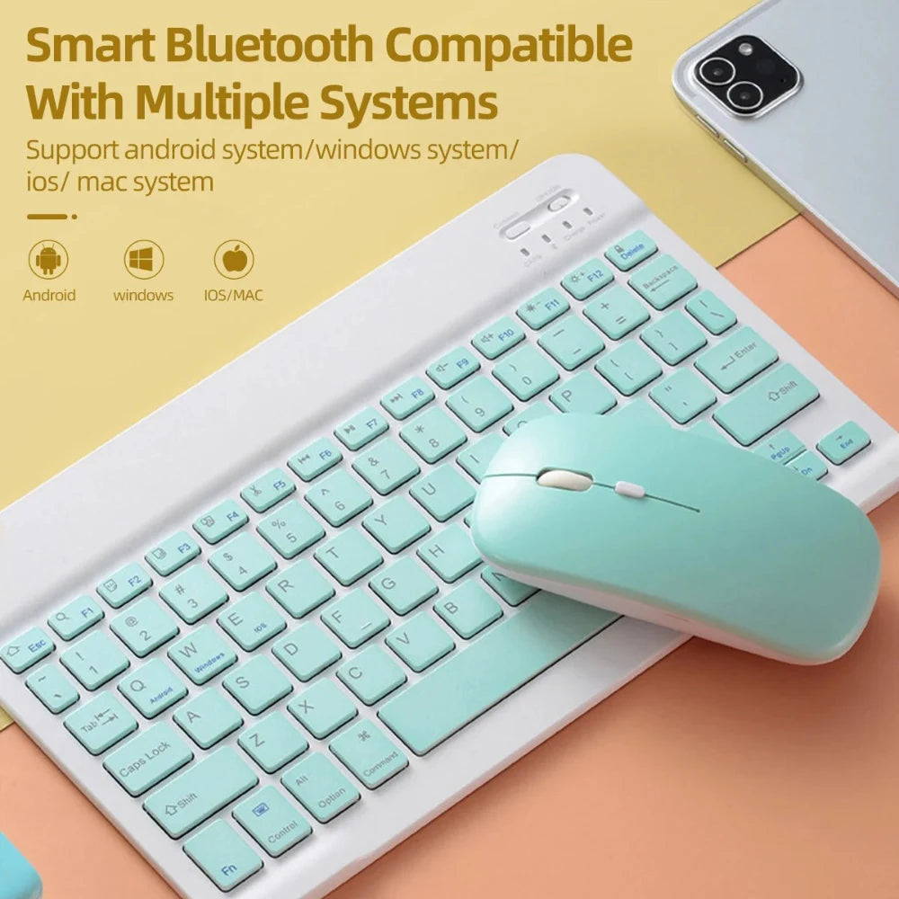 Souris Bluetooth Silencieuse – Sans Fil & Universelle pour PC, Tablette et iPad